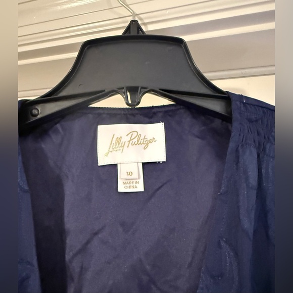 Lilly Pulitzer Navy Long Sleeve Dress - Picture 3 of 7